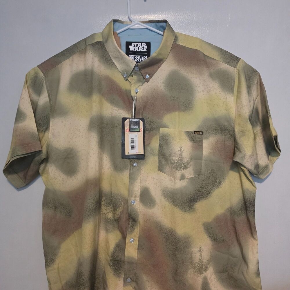 RSVLTS 3XL Mens Star Wars “Endor Camo” Celebration Europe 2023 Exclusive NWT